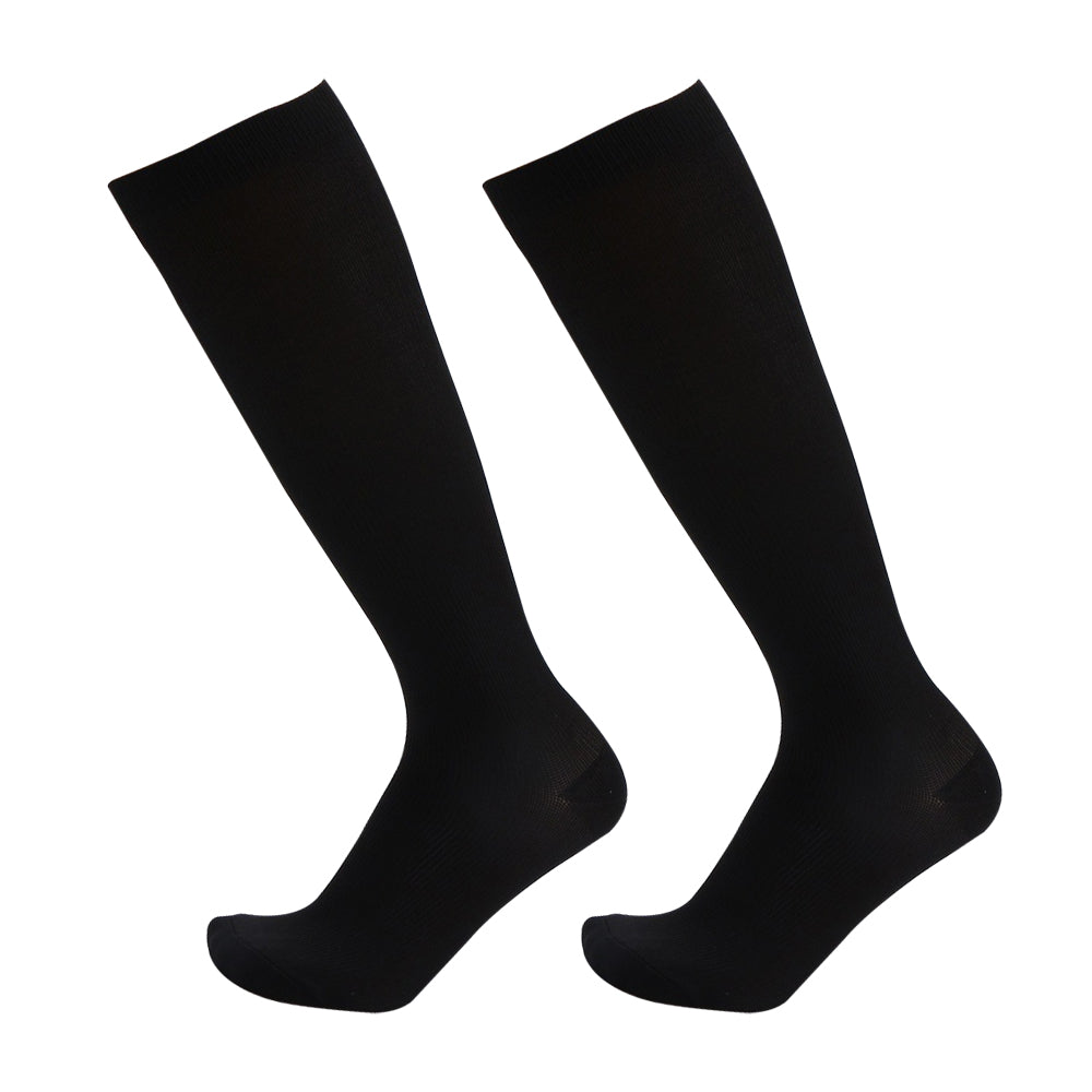 Sport Compression Socks, One Pair, Black S/M