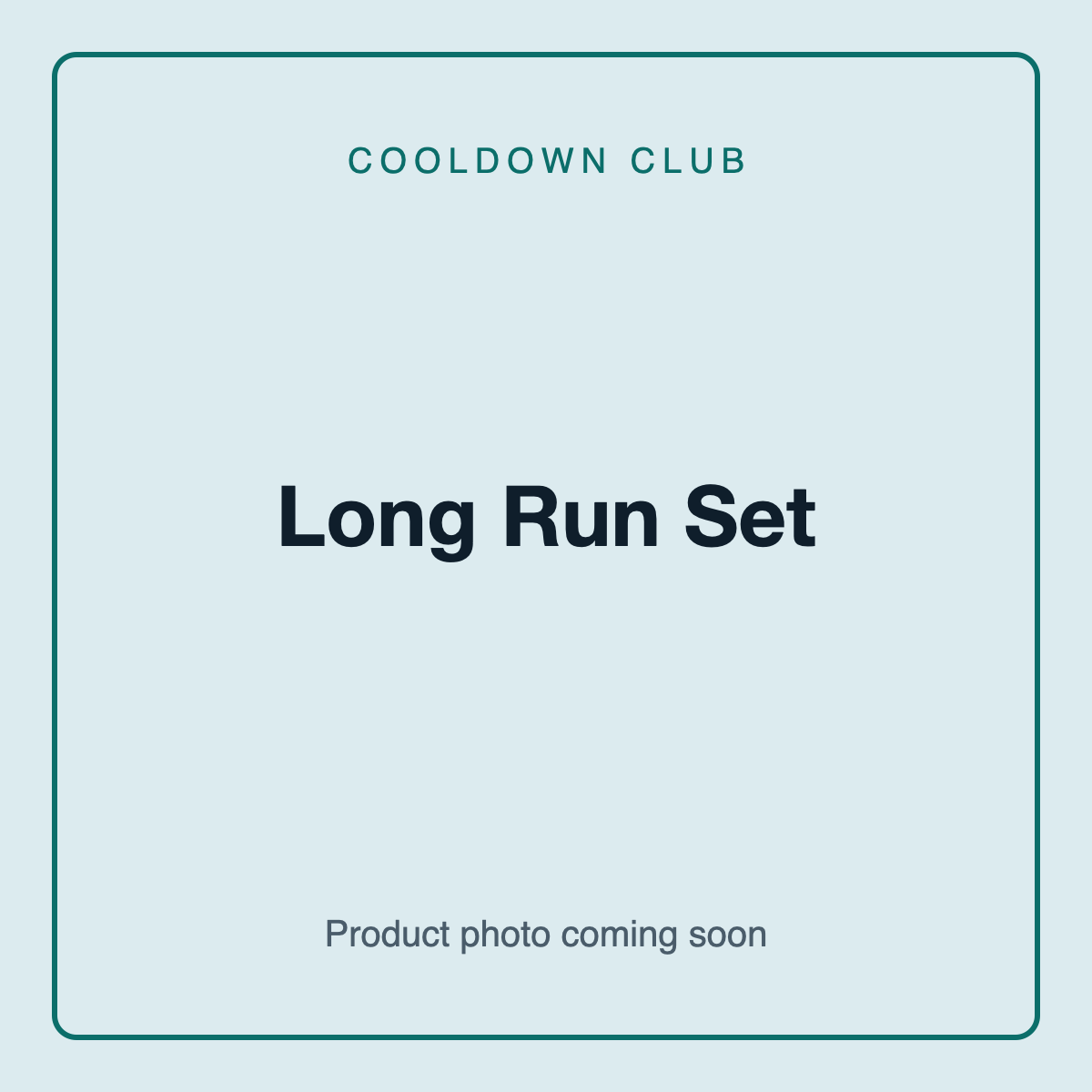 Placeholder image for Long Run Set